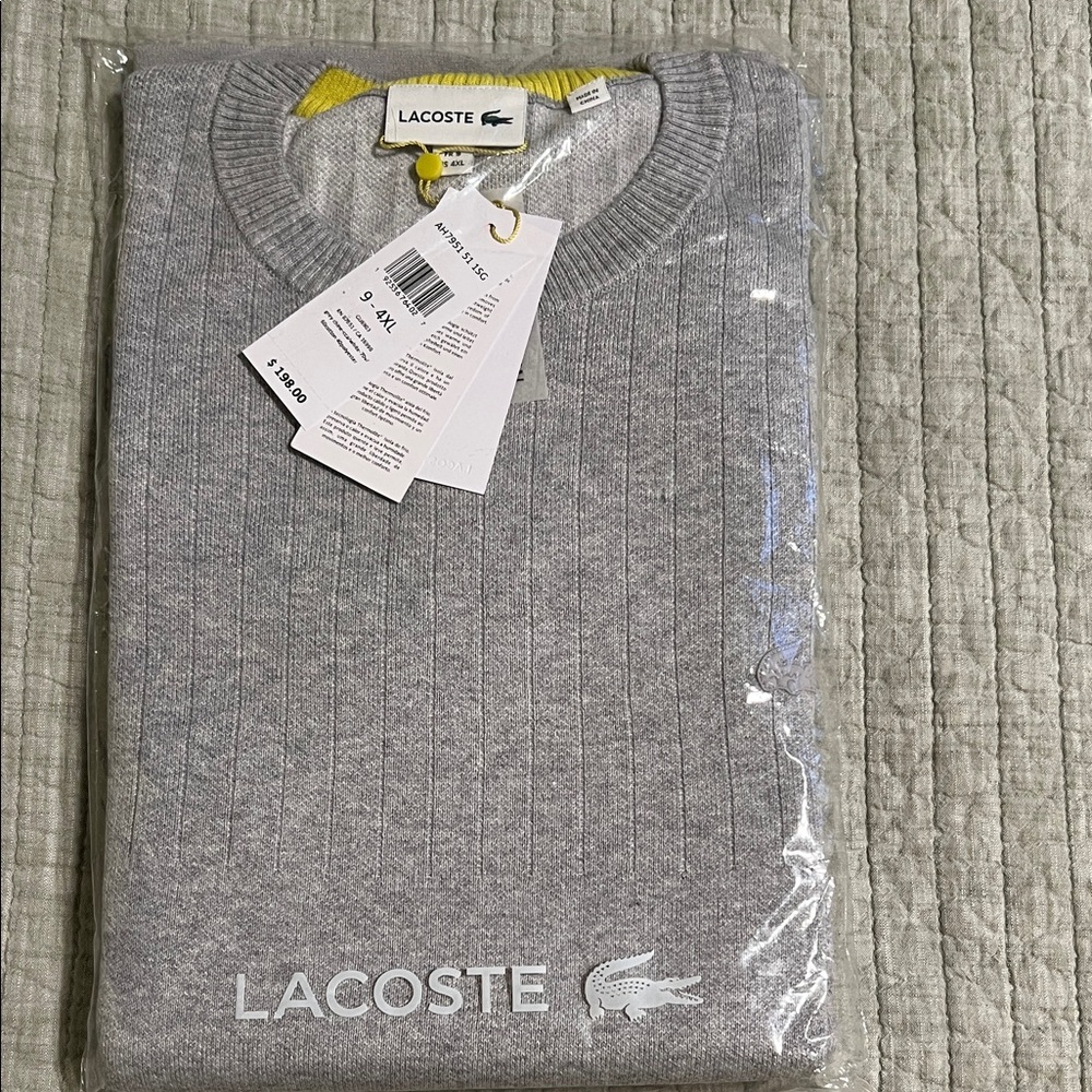 🔥🔥LACOSTE – Crew Neck Sweater/ 9
